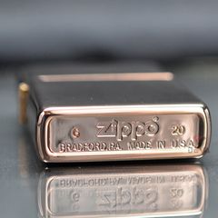 Zippo Vàng Hồng Trơn Bóng Rose Gold ZT12