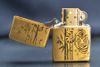 Zippo Vàng Khắc Hổ Rừng Trúc ZK36