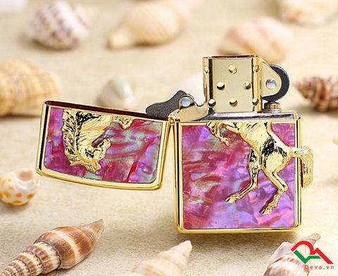 Zippo winning whinny khảm trai ốp ngựa ZN32