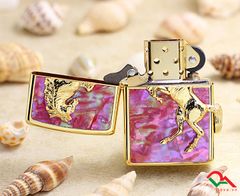 Zippo winning whinny khảm trai ốp ngựa ZN32