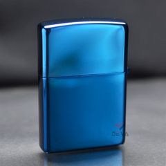 Zippo Sơn Xanh Sapphire Khắc Logo ZT20