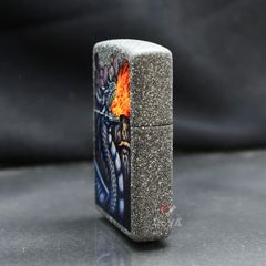 Zippo In Chủ Đề Rồng Lửa Fiery Dragon Design Z192