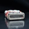 Set Zippo Bọc Lưới Mạ Bạc Múa Sư Tử Như Ý Cát Tường ZN209
