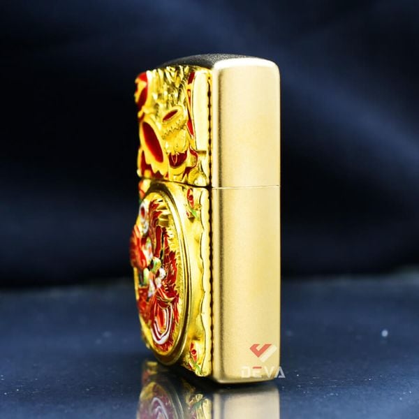 Zippo Vòng Xoay Đầu Sư Tử Cầu Được Ước Thấy ZN250