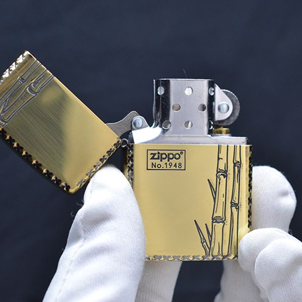 Zippo Xuất Nhật Hình Cây Trúc ZN218