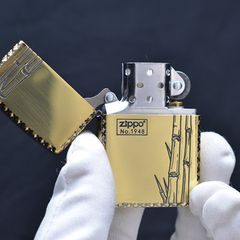 Zippo Xuất Nhật Hình Cây Trúc ZN218