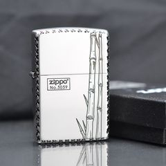 Zippo Xuất Nhật Hình Cây Trúc ZN218
