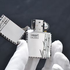 Zippo Xuất Nhật Hình Cây Trúc ZN218