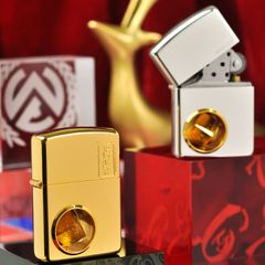 Zippo Xuất Nhật Mạ Vàng Cực Đẹp ZN277