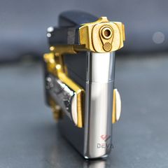 Zippo xuất Nhật Ốp Cây Súng Ngắn Colt M1911 3D ZN356