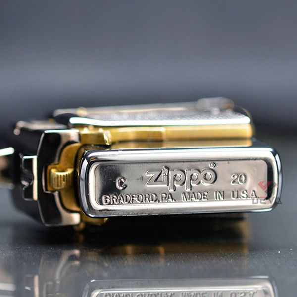 Zippo xuất Nhật Ốp Cây Súng Ngắn Colt M1911 3D ZN356