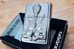 Zippo ốp Emblem Cô Gái Gợi Cảm ZN244