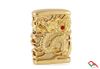 Zippo ốp Emblem hình rồng vàng ZD26
