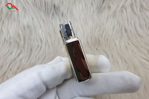 Zippo Armor  Kì Lân ốp khảm trai 2 mặt ZN222