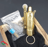 Bật lửa xăng đá Zorro sold brass móc khóa A001