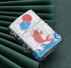 Zorro khắc 5 mặt chủ đề cá chép dưới trăng Z92035