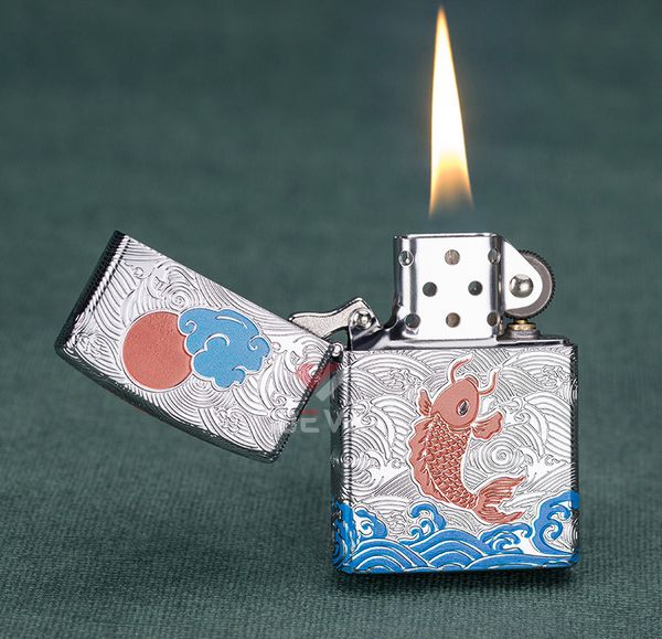 Zorro khắc 5 mặt chủ đề cá chép dưới trăng Z92035