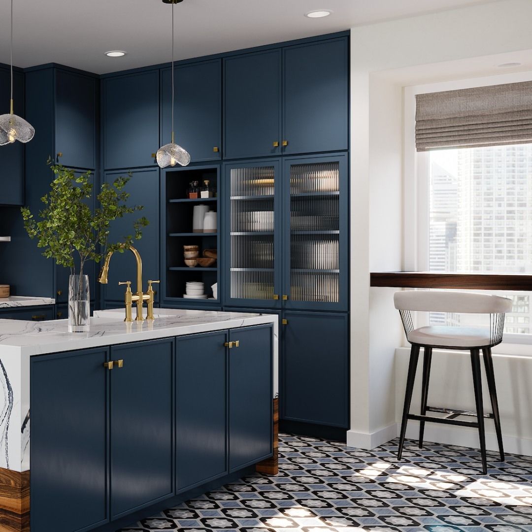  Slim Navy Blue 