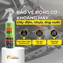 Xịt Đuổi Chuột Ấn Độ Winzet Rat Out 200ML - Chống Chuột Ô Tô Cao Cấp, An Toàn Cho Người & Vật Nuôi