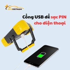 Đèn LED Cảnh Báo Nguy Hiểm Đa Năng Hình Tam Giác – Tích Hợp Pin Sạc Dự Phòng, Cảnh Báo & Chiếu Sáng Khẩn Cấp
