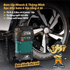 Bơm Lốp & Kích Bình Ô Tô Jumbotec B02