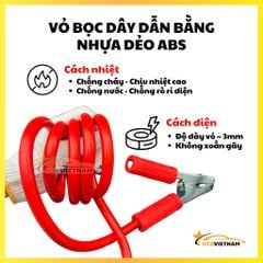 Dây Câu Bình Ắc Quy Lõi Đồng Siêu To Chịu Tải 5000A Dài 4 Mét – Truyền Dẫn Điện Tốt, Có Túi Đựng