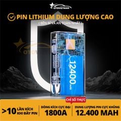 Kích Bình & Bơm Lốp Ô Tô, Xe Máy Jumbotec B05 Đa Năng 4in1 – Pin Khủng 12.400mAh | Bảo Hành 1 Năm