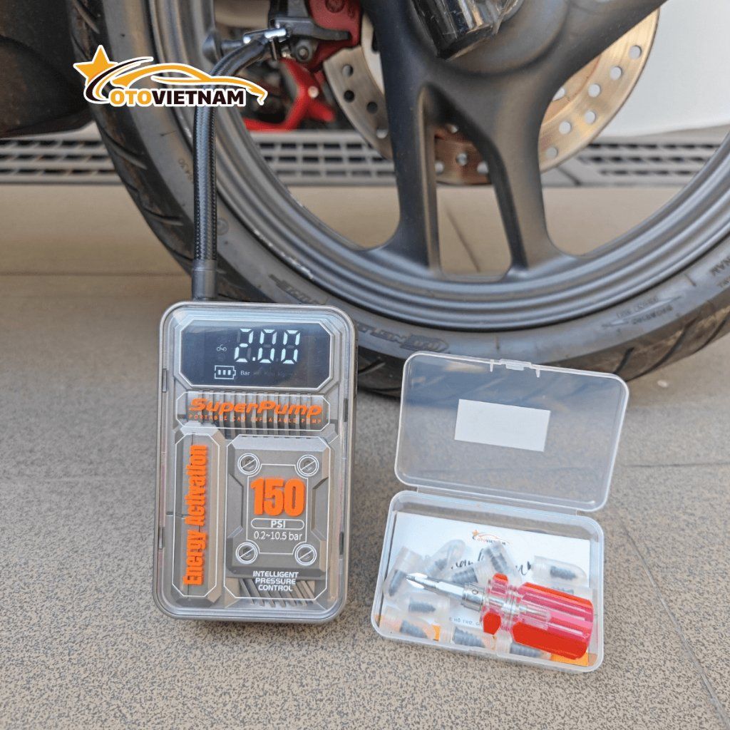 Bơm Lốp Tự Ngắt Jumbotec B01 – Giải Pháp Cứu Hộ Xe Mọi Hành Trình