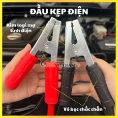 Dây Câu Bình Ắc Quy Lõi Đồng Siêu To Chịu Tải 5000A Dài 4 Mét – Truyền Dẫn Điện Tốt, Có Túi Đựng