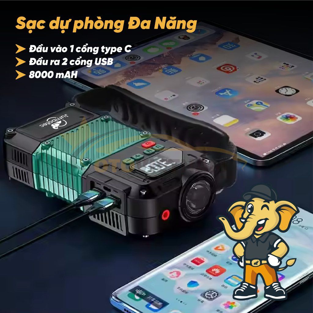 Bơm Lốp & Kích Bình Ô Tô Jumbotec B02