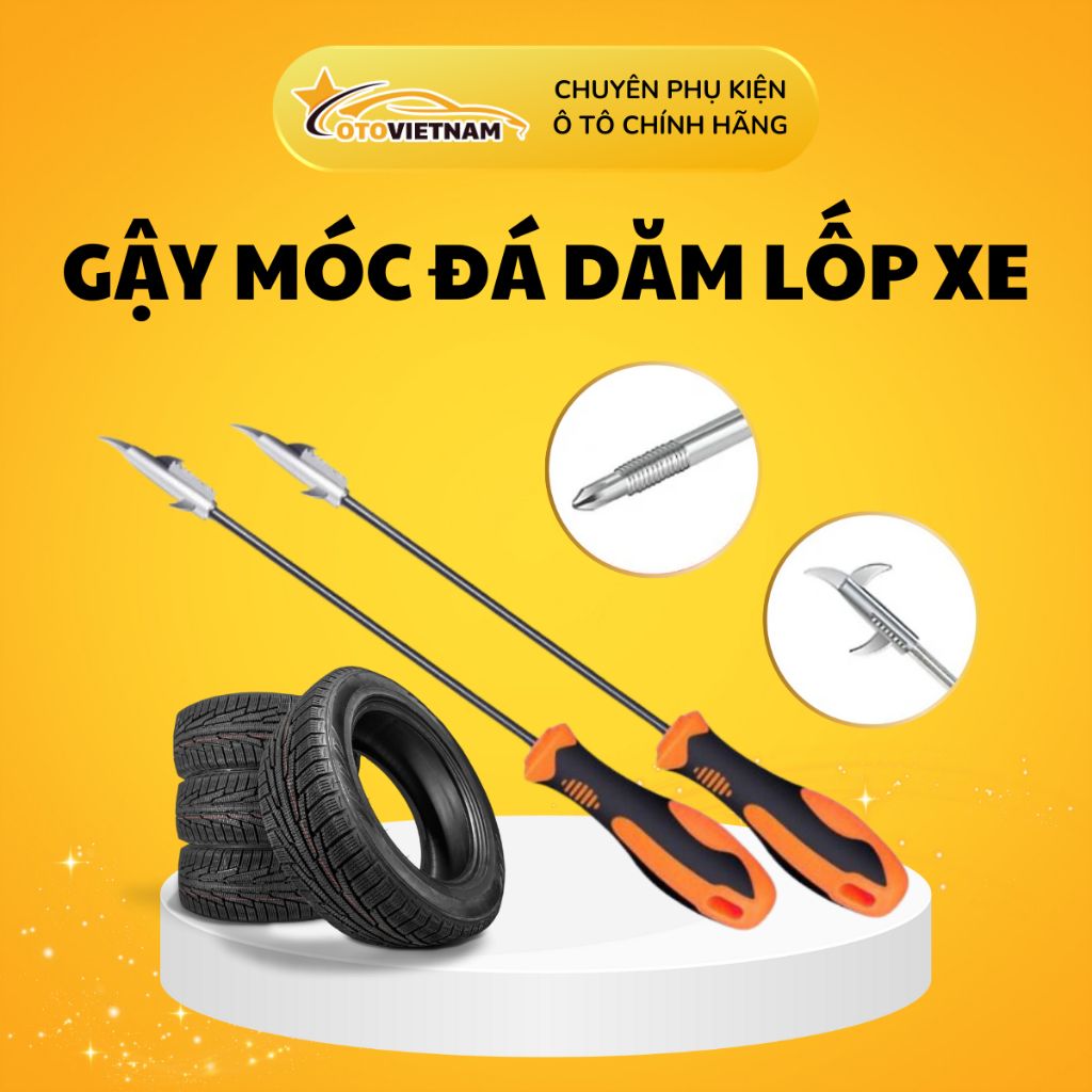 Dụng Cụ Móc Đá Lốp, Cạy Đinh Ô Tô – Vệ Sinh & Làm Sạch Rãnh Lốp Hiệu Quả, Chuyên Dụng Cho Xe Hơi