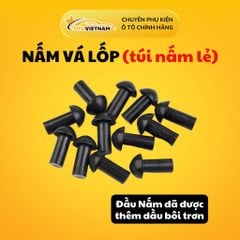 Túi 12/24/48 Nấm Vá Lốp Ô Tô, Xe Máy – Vá Lốp Không Ruột, Đàn Hồi Tốt, Độ Bền Cao