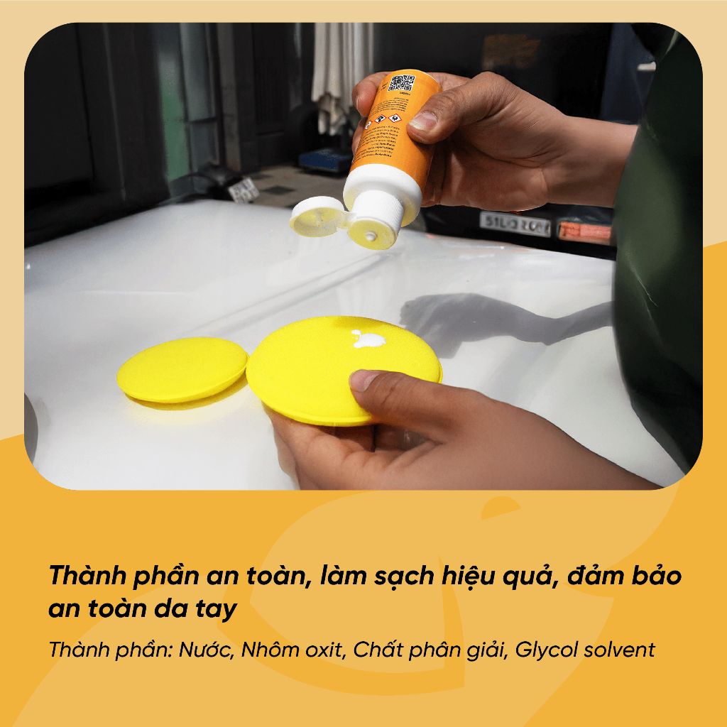 Tẩy Ố Kính Ô Tô Jumbotec FC – Đánh Bay Màng Dầu, Cặn Bẩn Cứng Đầu Trên Ô Tô
