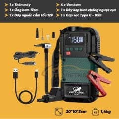 Bơm Lốp & Kích Bình Ô Tô Jumbotec B02