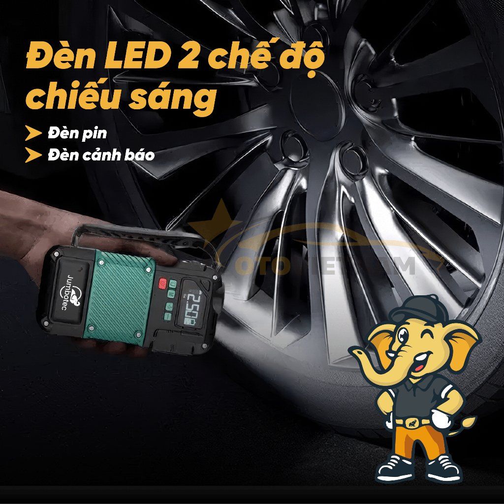 Bơm Lốp & Kích Bình Ô Tô Jumbotec B02