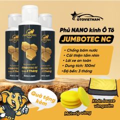 Phủ Nano Kính Ô Tô Jumbotec NC – Chống Bám Nước, Bụi Bẩn, Cải Thiện Tầm Nhìn