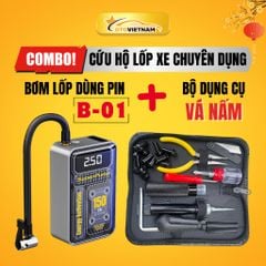 Bộ Cứu Hộ Lốp Xe Jumbotec B01 + Nấm vá lốp – Giải Pháp Cứu Hộ Xe Mọi Hành Trình