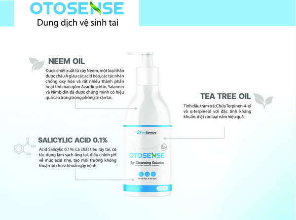 Dung dịch vệ sinh tai - OTOSENSE Spray