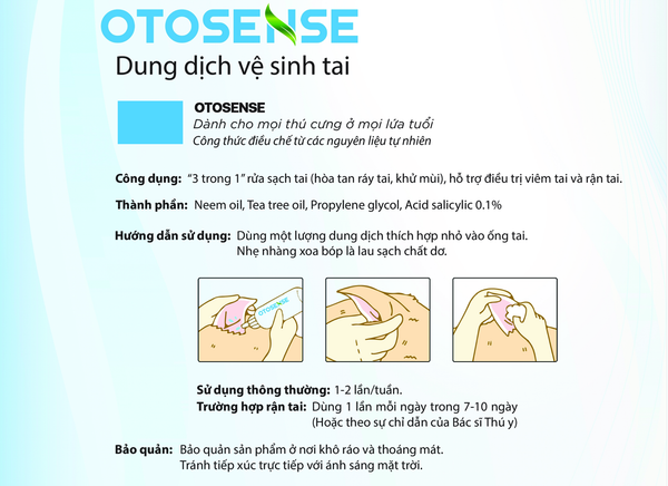 Dung dịch vệ sinh tai - OTOSENSE Spray