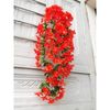 Hoa Giả - Chùm hoa đỗ quyên giả cao cấp dáng rủ treo tường - Decor Trang trí nhà cửa