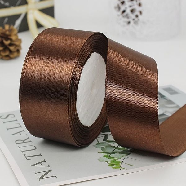 (Sỉ 5 cuộn)  Ruy Băng Lụa  Bản 4cm - 22met