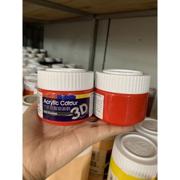 Màu Vẽ Acrylic 3D 100ml - Chính Hãng - Chất Lượng Tốt