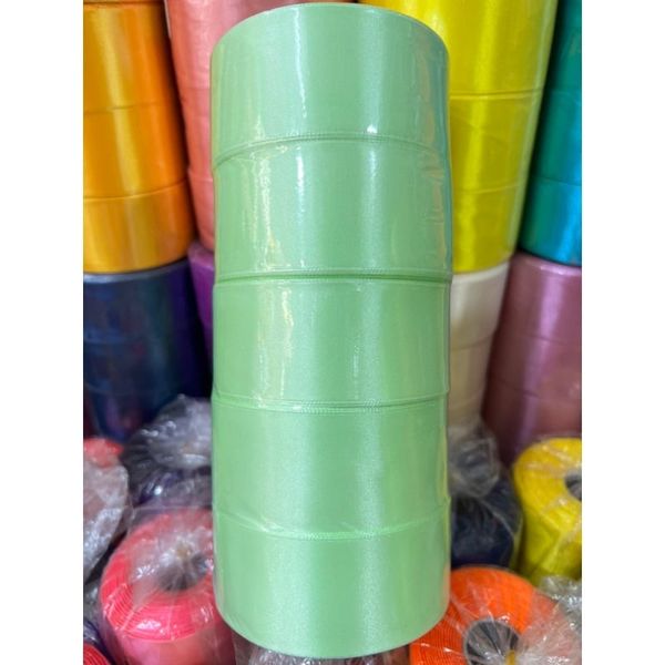 Cuộn 22met - Ruy băng lụa bản 4cm nhiều màu