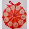 Vỏ hộp  tam giác ánh nhũ xếp tròn - vỏ hộp bánh cưới sang trọng