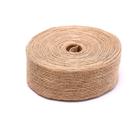 Ruy băng sợi đay, làm đồ handmade - Thắt nơ kiểu Vintage - Dài 10 Mét