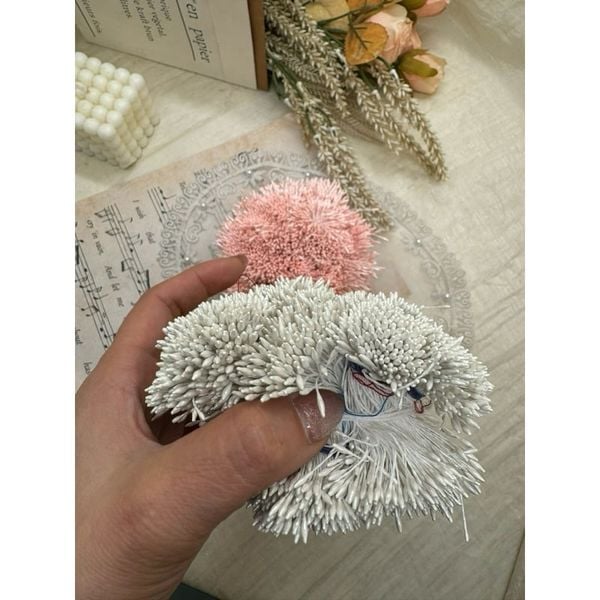 Bó 320 Nhuỵ Hoa Giả Làm Hoa Handmade, Trang Trí Tiệc Cưới, Trang Trí Nhà Cửa