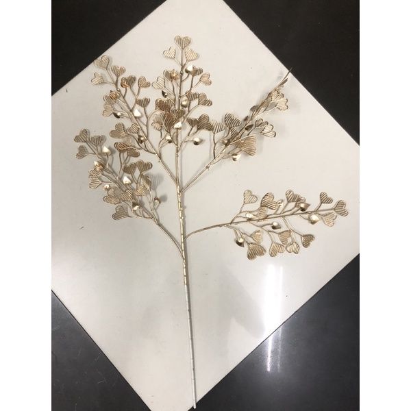 Cành Lá Táo Vàng , Cành Rẻ Quạt Tạo Điểm Trang Trí Decor