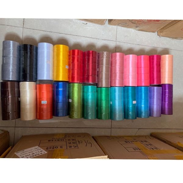 Cuộn 22met - Ruy băng lụa bản 4cm nhiều màu