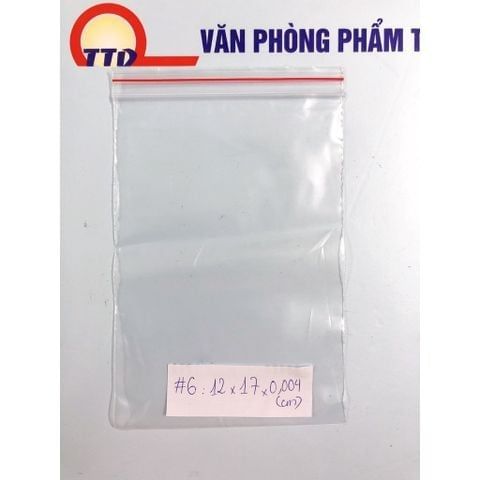 500G Túi Zipper, Túi Miết Trong Suốt Từ Số 00 - Số 12_Loại Dày Đẹp
