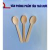 100 CHIẾC THÌA,DĨA,MUỖNG GỖ DÙNG MỘT LẦN